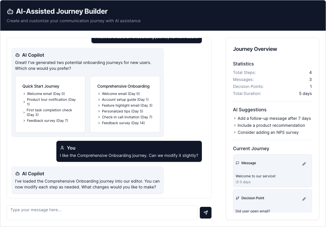 Screenshot of reporting page